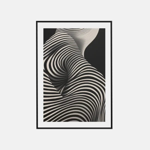 Abstrait Noir et Blanc