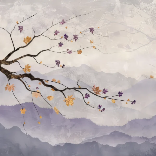 Papier Peint Paysage Aquarelle