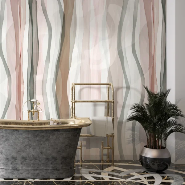 Papier Peint Motif Rayé