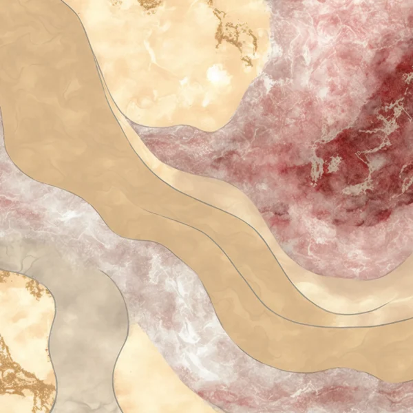 Papier Peint Ligne Ondulée Abstraite