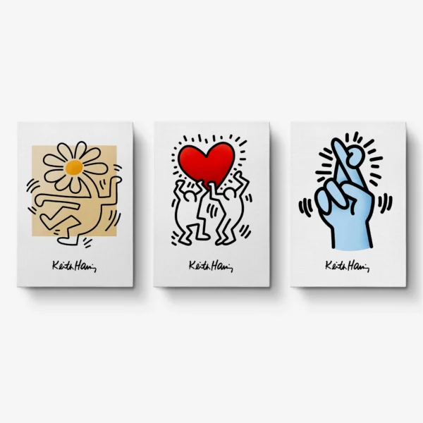 Keith Haring Triptych