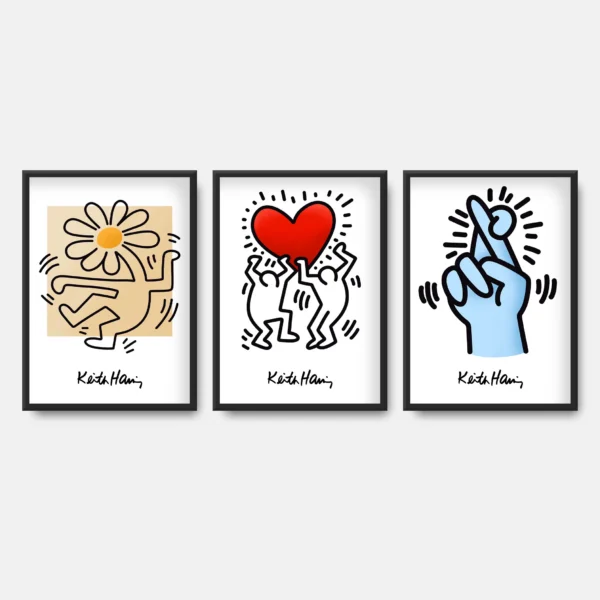 Keith Haring Triptych